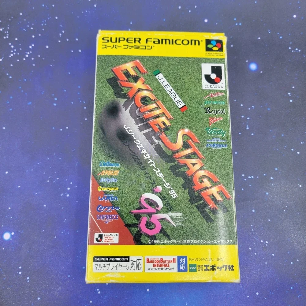 J. League Excite Stage '95 (Nintendo Super Famicom) JAPANESE Video Game 1393